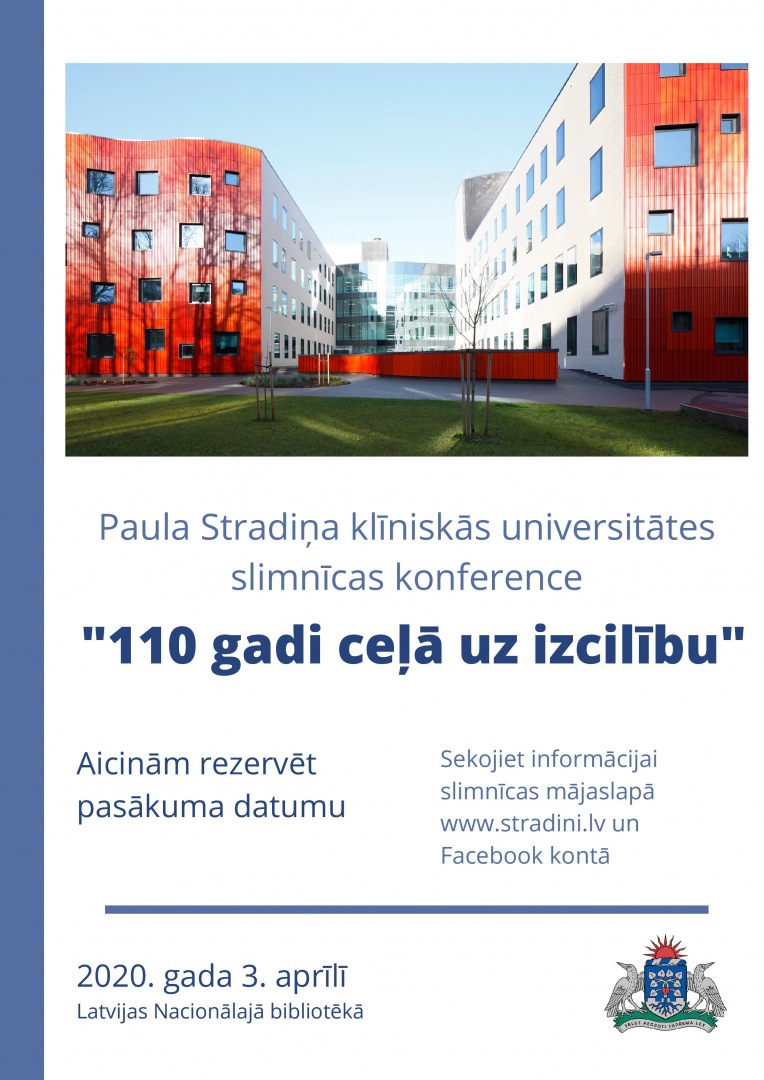 Gaidāma Stradiņa slimnīcas jubilejas gada konference