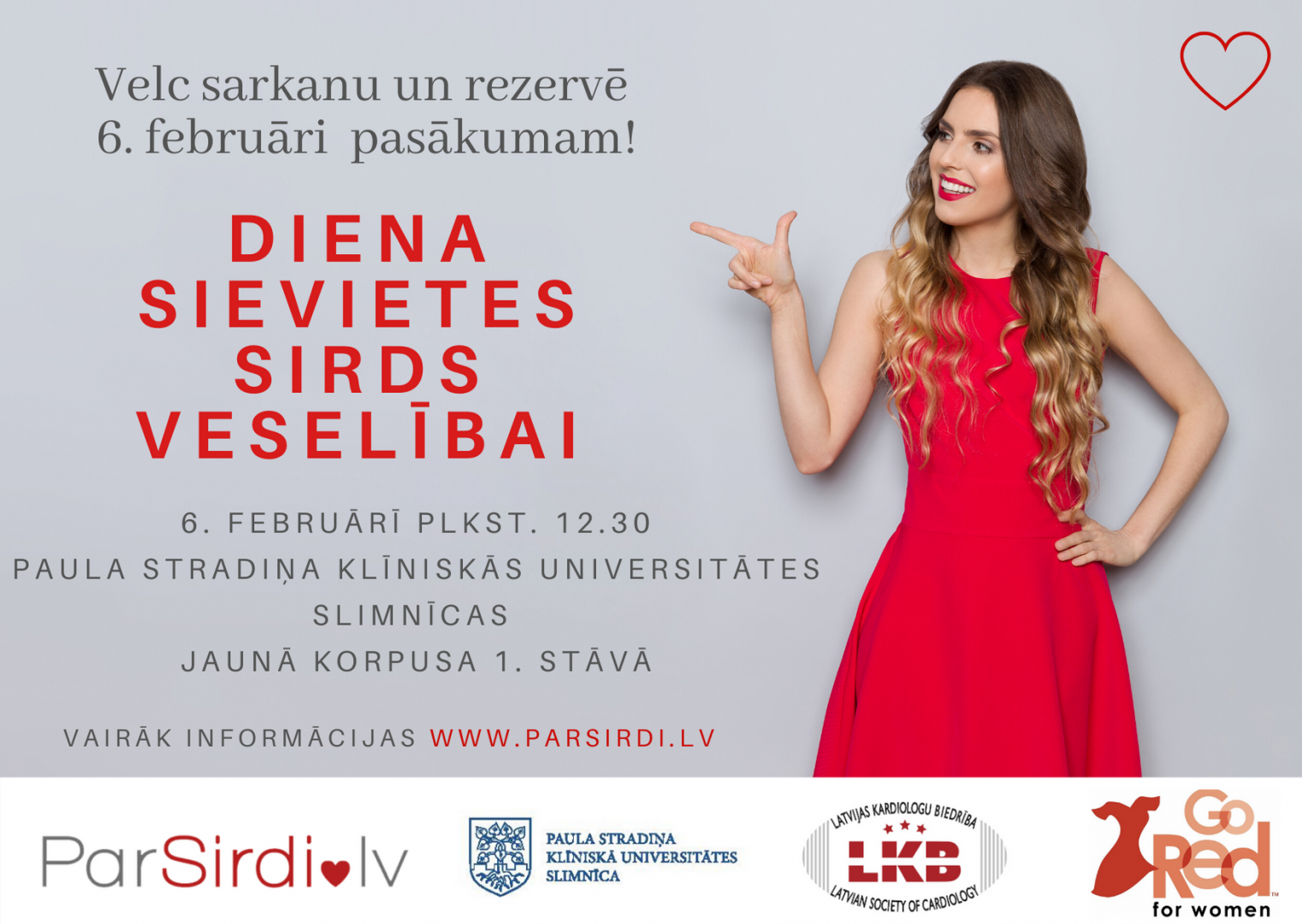 Diena sievietes sirds veselībai