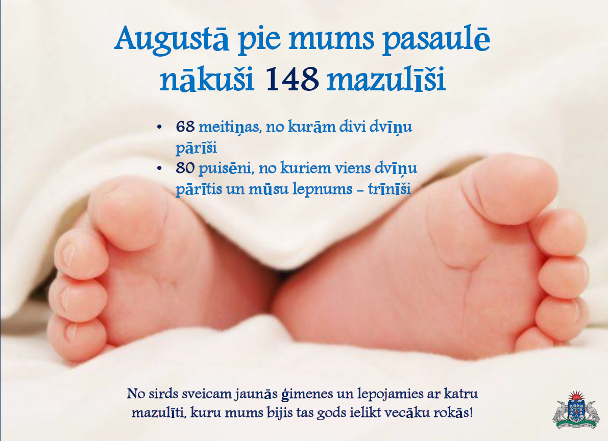 stradiņu mazuļi augustā