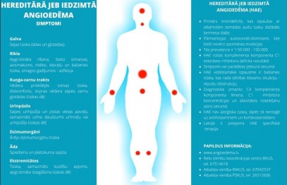 16. maijā visā pasaulē atzīmē hereditārās angioedēmas dienu