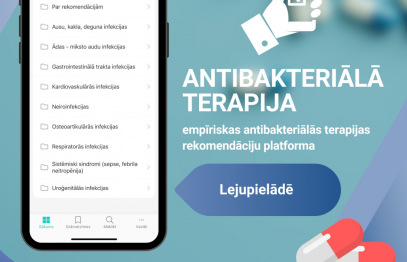 Stradiņa slimnīcas Antimikrobiālās rezistences kompetences centrs izstrādājis jaunu empīriskas antibakteriālās terapijas rekomendāciju platformu 