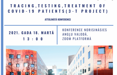 Gaidāma konference ""Jaunās tehnoloģijas Covid-19 pacientu tēmētai monitorēšanai, testēšanai un terapijai (3-T Project)"