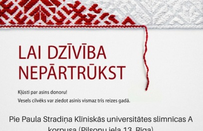 Augustā Asins donoru diena Stradiņos