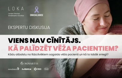 Ekspertu diskusija "Viens nav cīnītājs. Kā palīdzēt vēža pacientiem?"