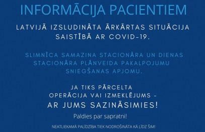 Plānveida pakalpojumu samazināšana, COVID-19