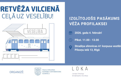 4.februārī Stradiņa slimnīcā notiks izglītojošs pasākums vēža profilaksei