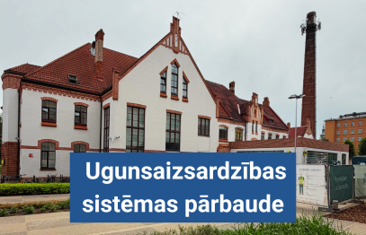 8. jūnijā 21A korpusā notiks ugunsaizsardzības sistēmu pārbaude