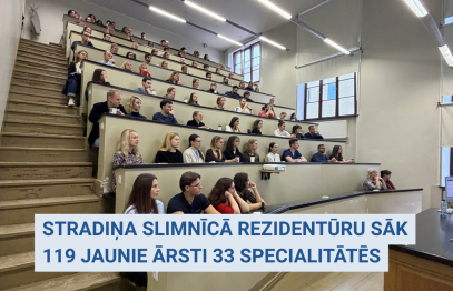 Stradiņa slimnīcā rezidentūru sāk 119 jaunie ārsti 33 specialitātēs