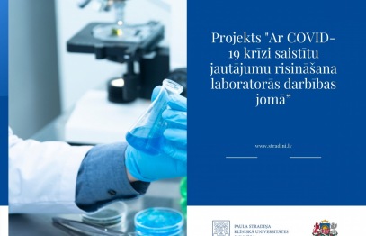 Veiksmīgi turpinām realizēt projektu “Ar COVID-19 krīzi saistītu jautājumu risināšana laboratorās darbības jomā”.