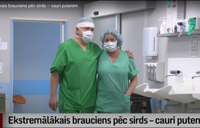 Sirds ķirurģijas centrā veikta šogad pirmā sirds transplantācija